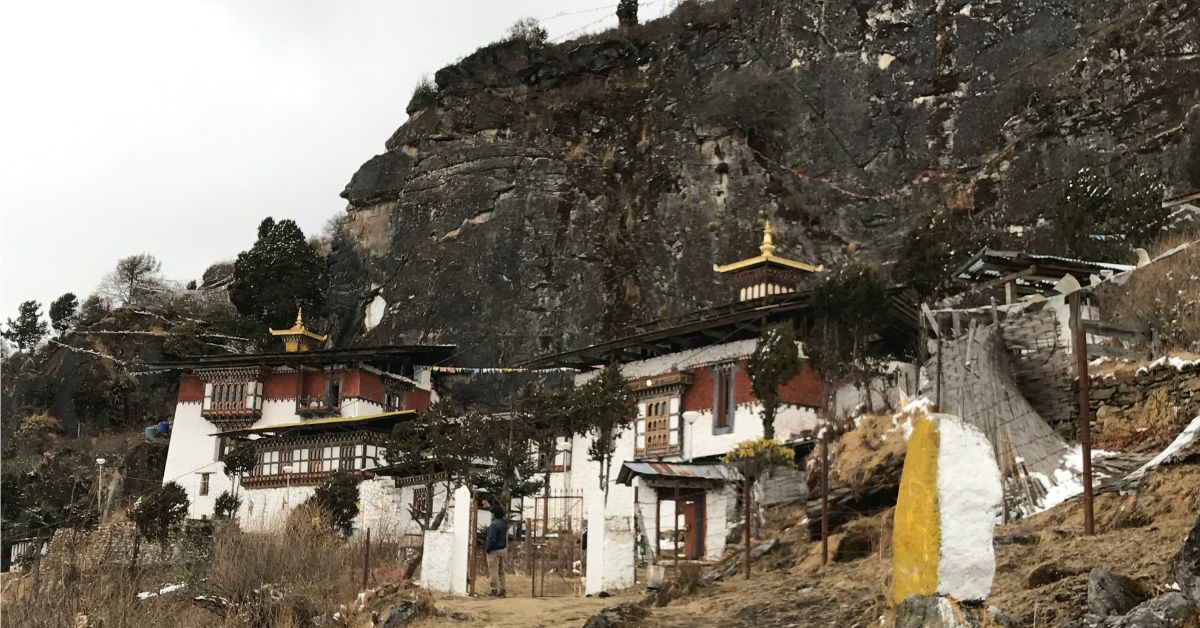 Read more about the article Choedrak, One of the Four Sacred Meditation Cliffs of Guru Rinpoche in Bumthang