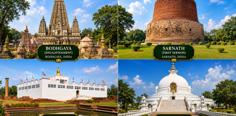Four Main Pilgrimage Sites of Buddha