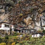 Thuji Dra, the Cliff of Compassion where Phajo had a Vision of Chenrezig