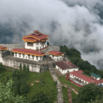 Yongla Goenpa, a Monastery on a Hill that resembles a Phurba