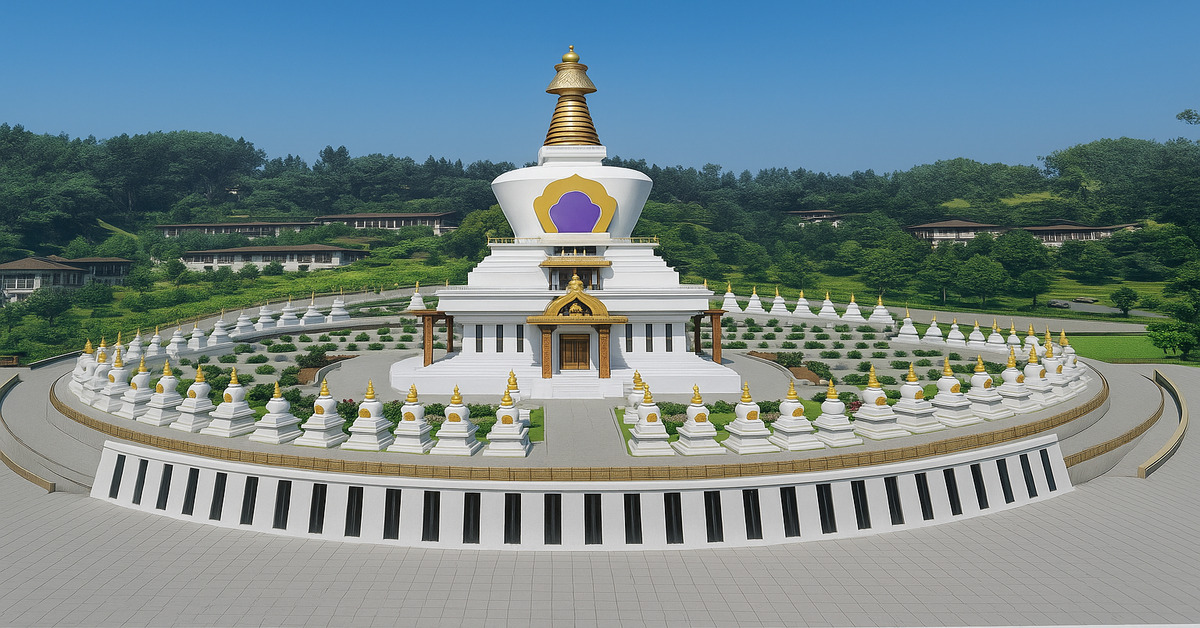 You are currently viewing Barchey Kuensel Chorten, A Sacred Stupa for Peace and Universal Well-being