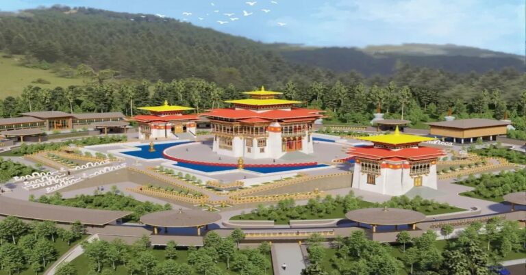 Gelephu Maitreya Temple in the Gelephu Mindfulness City