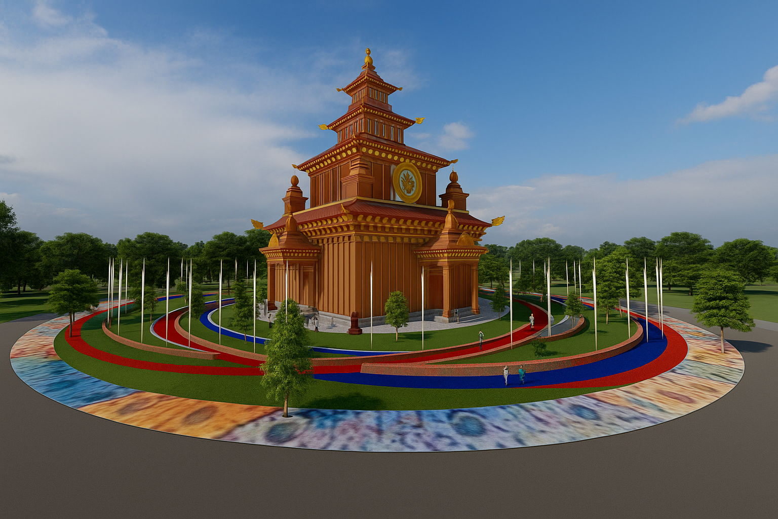 You are currently viewing Kurukulle Centre, A Living Mandala of Jetsunma Kurukulle in Gelephu Mindfulness City
